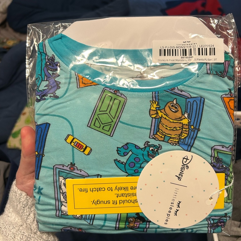 Little Sleepies Monsters Inc. pajama set